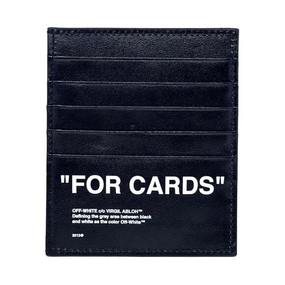 OFF-WHITE Other - Off-White Leather Cardholder Wallet